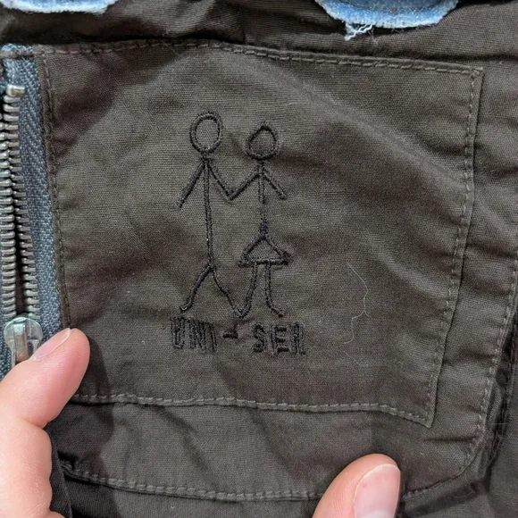 Y2K Johnny Was Pete & Greta Collab Cropped Cargo Pants - Picture 5 of 6